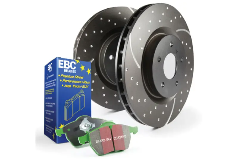 Ebc S3 Performance Kit – Greenstuff Brake Pads With Gd Series Rotors 1