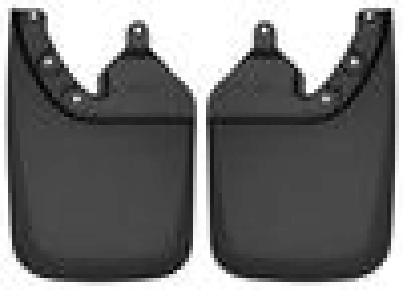 Husky Liners Custom Molded Rear Mud Guards For 2016 Toyota Tacoma – Designed For Factory Fender Flares, Matte Black 1