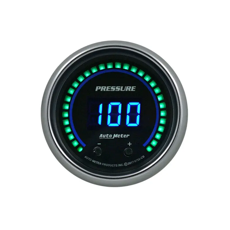 Autometer Cobalt Elite Digital Pressure Gauge – 52.4Mm, Switchable 0–1600 Psi / 0–110 Bar 1