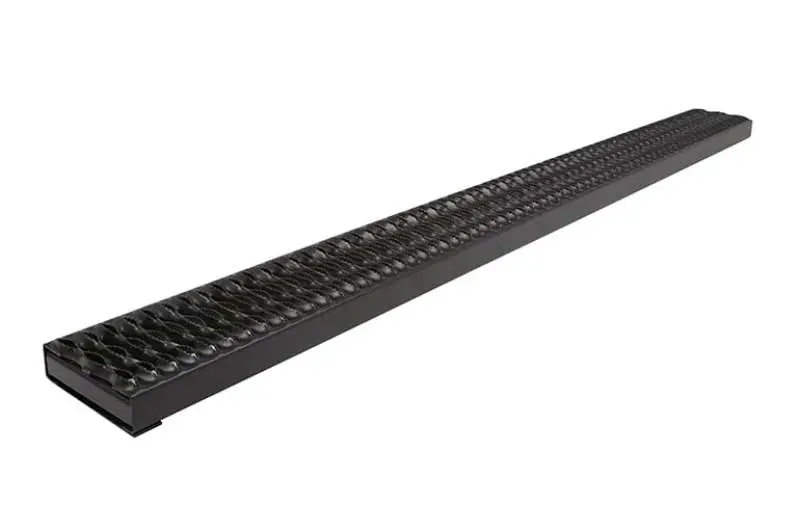 Deezee Universal Steel Running Boards – 90-Inch Rough Step Design 1