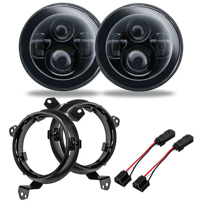 Oracle High-Power 7-Inch Led Headlights For Jeep Wrangler Jl & Gladiator Jt – Halo-Free Design 1