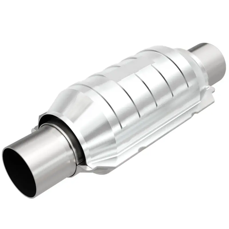 Magnaflow Universal Catalytic Converter — 2.25-Inch Inlet/Outlet, Center-Center Round Design (9” X 5.125” X 13”) 1
