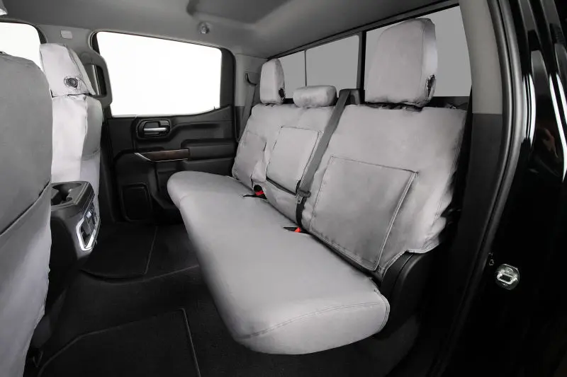 Covercraft Polycotton Front-Row Seat Covers For 2010–2011 Honda Cr-V – Gray, Custom-Fit 1