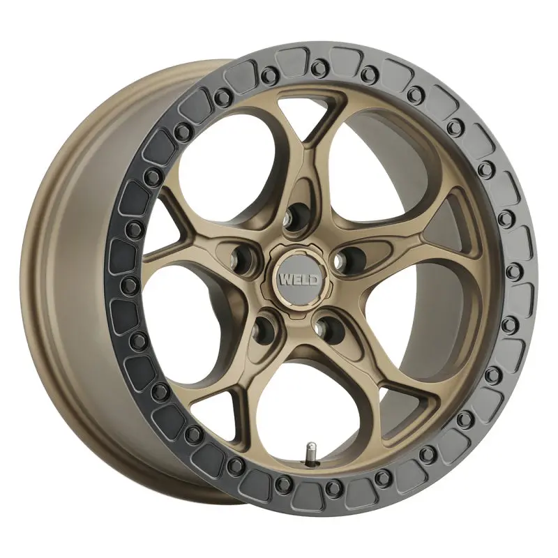 Weld Off-Road W106 Satin Bronze & Black Alloy Wheel – 17X9, 5X127, Zero Offset, 5-Inch Backspace, 71.5Mm Hub Bore 1