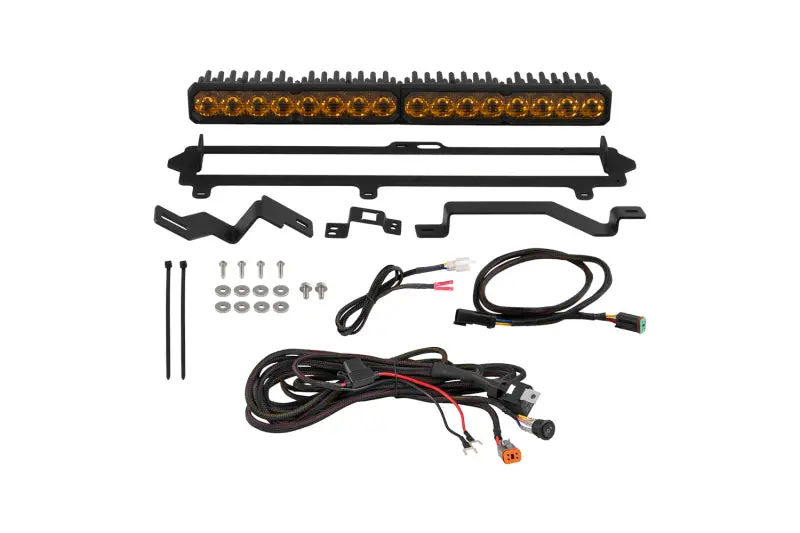 Diode Dynamics Ss20 Sport Led Grille Kit For 2022–2026 Toyota Tundra – Yellow 3000K Driving Lights 1
