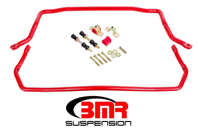 Bmr Front And Rear Sway Bar Kit With Bushings For 1978–1987 G-Body Vehicles – Red Finish 1