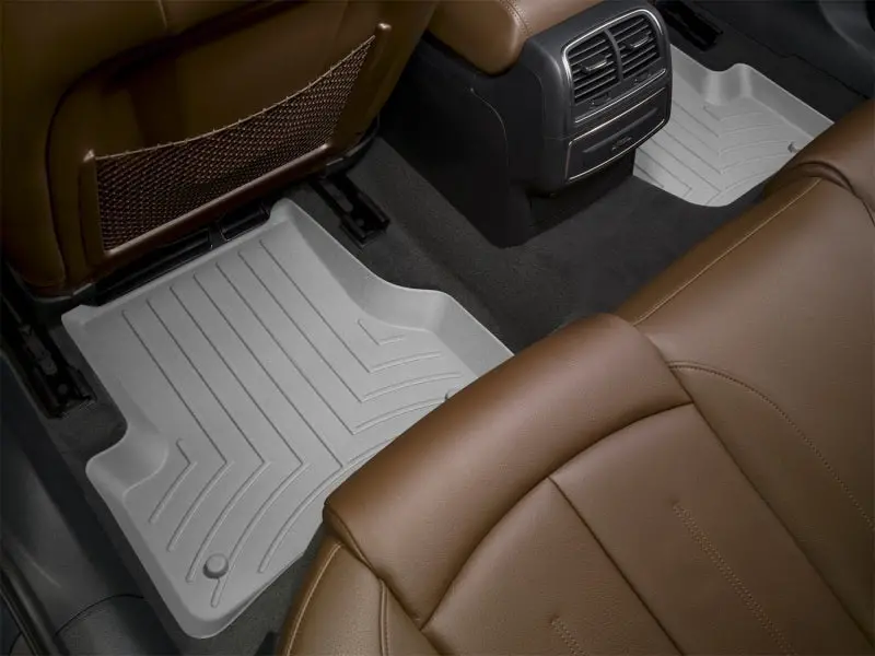 Weathertech Rear Floorliner For 2007–2011 Toyota Yaris Sedan – Gray Trim-Matched 1