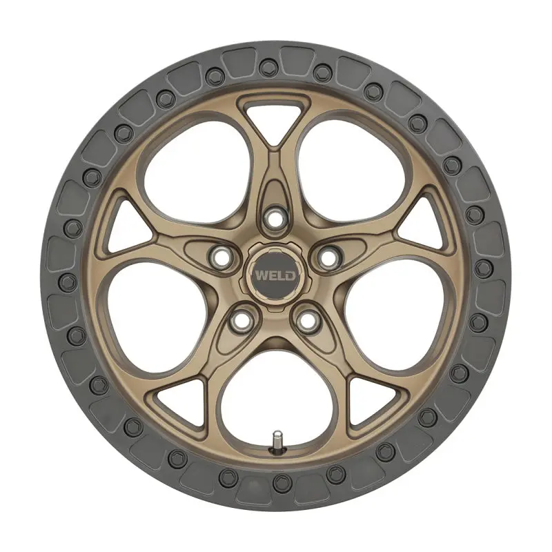 Weld Off-Road W106 Satin Bronze & Black Alloy Wheel – 17X9, 5X127, Zero Offset, 5-Inch Backspace, 71.5Mm Hub Bore 2