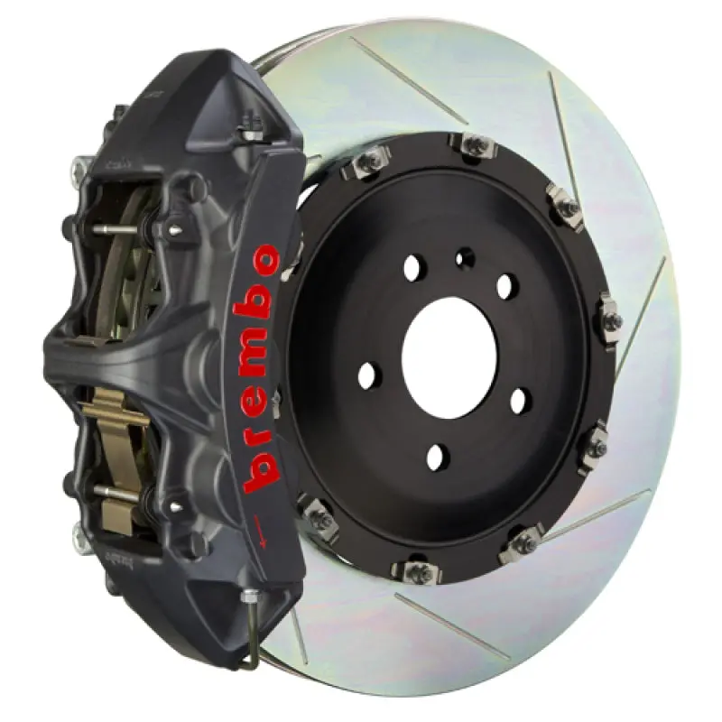 Brembo Gt Street 6-Piston Front Brake Kit For 2003–2016 Chrysler 300C Phantom – 405X34Mm Slotted Two-Piece Rotors 1