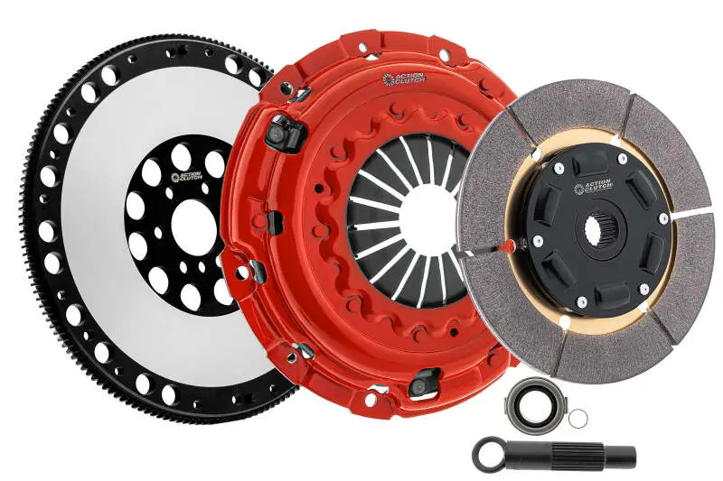 Action Clutch Ironman Street Clutch Kit With Lightened Flywheel For 1996–1998 Bmw 328I M52B28 2.8L 1