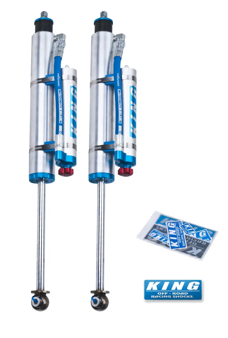 King Shocks Piggyback Front Coilover Kit For 1997–2006 Jeep Wrangler Tj – 2.5-Inch Body, 6-Inch Lift, Adjustable Rebound 1