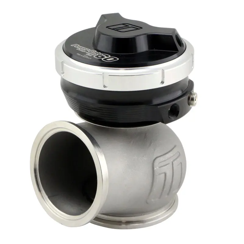 Turbosmart Gen V Power-Gate 60 Cg Wastegate — 5 Psi Actuation, Black Anodized 1