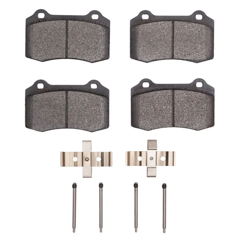 R1 Semi-Metallic Rear Brake Pad & Hardware Kit For 2004–2007 Volvo S60 1
