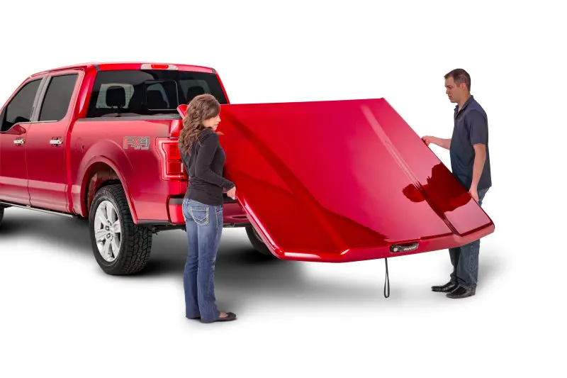 Undercover Elite Smooth Retractable Tonneau Cover For 2014–2018 Gmc Sierra 1500 (19 Limited), 5.8-Foot Bed – Black Textured 1