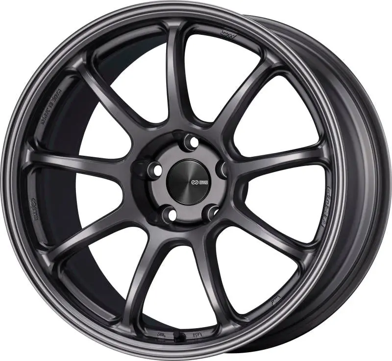 Enkei Pf09 18X8 5X114.3 45Mm Offset 75Mm Bore Dark Silver Wheel 1