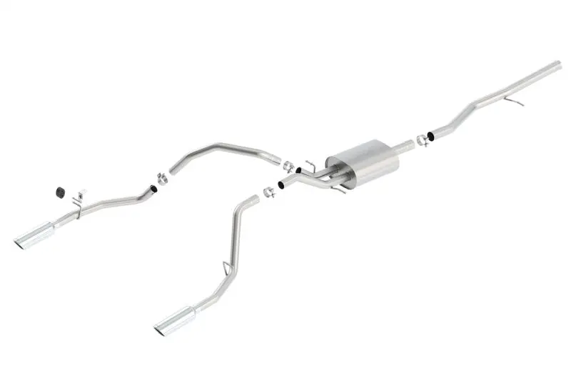 Borla S-Type Cat-Back Exhaust System For 2014 Gm Silverado/Sierra 1500 Crew Cab/Short Bed (153" Wheelbase) 1