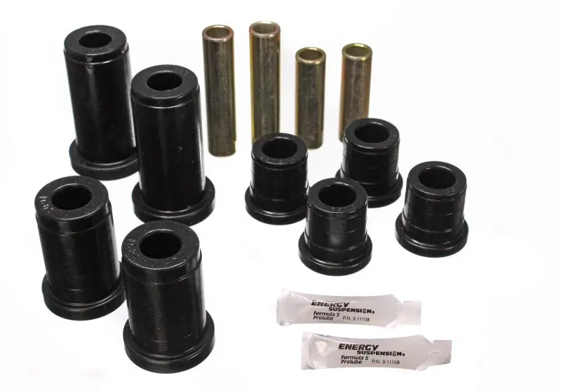 Energy Suspension Front Control Arm Bushing Kit For Chevrolet 4X4 Pickup Trucks — Black Polyurethane 1