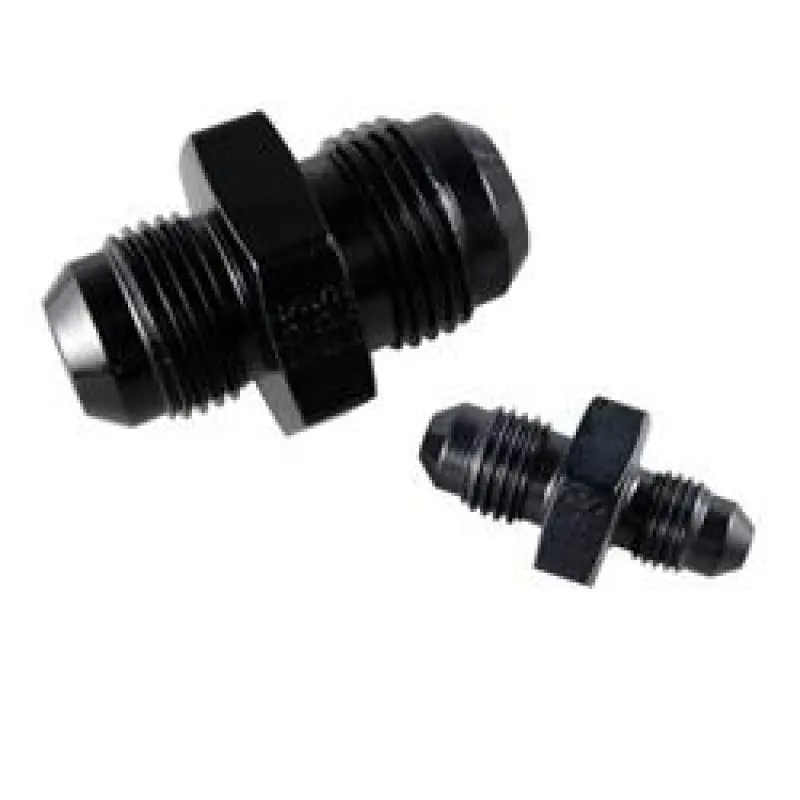 Fragola -8An To -10An Male Reducer Fitting – Black Anodized 1