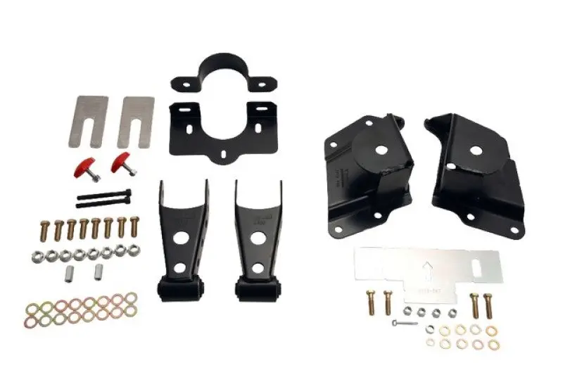 Belltech 4-Inch Rear Shackle And Hanger Kit For 1999–2006 Gm/Gmc 1500 Extended Cab Trucks 1