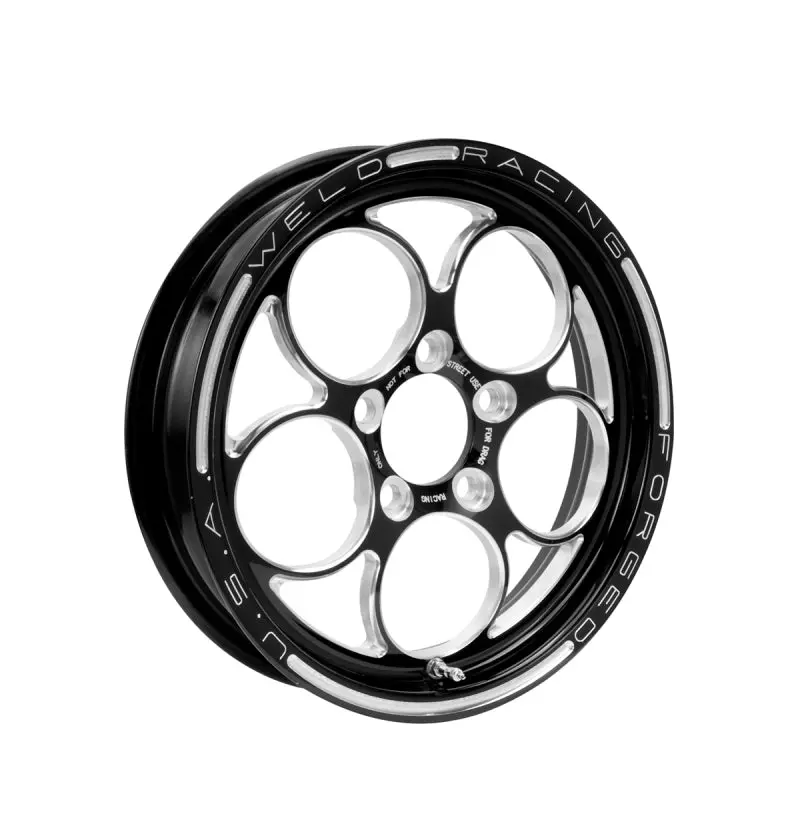 Weld Magnum 15×3.5 Non-Beadlock Black Wheel – 5×4.75 Bolt Pattern, 1.75 Inch Backspace 1