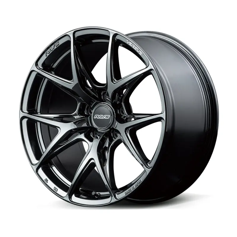 Versus Vv21S Forged Alloy Wheel – 18X8.0", +45Mm Offset, 5X114.3 Bolt Pattern, Jet Black Finish 1