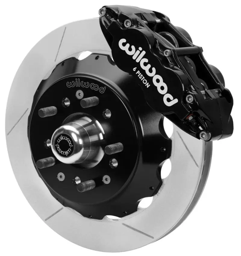 Wilwood Front Brake Kit For 1970–1981 F-Body & 1975–1979 A-Body Vehicles – 12.88" Rotors, Black Calipers, Compatible With Pro Drop Spindles 1