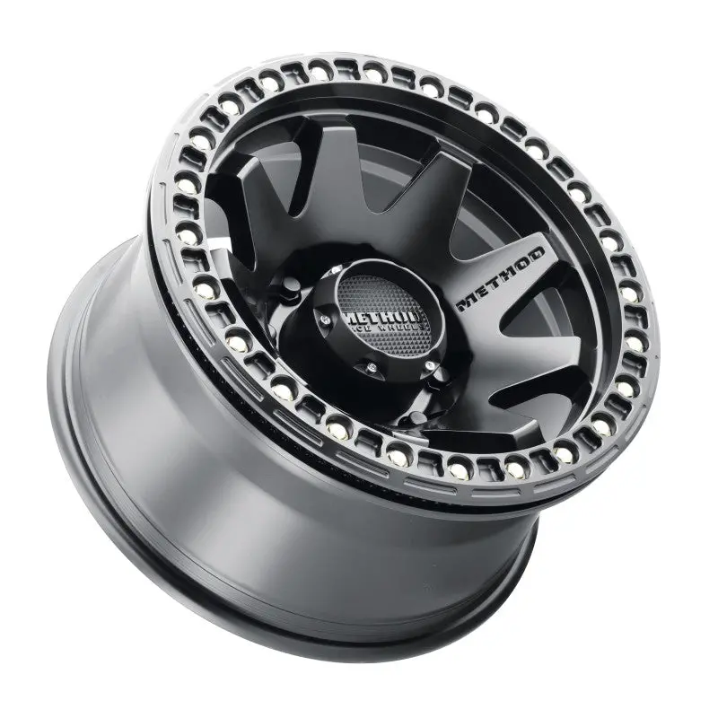 Method Mr108 17X9 -44Mm Offset 8X6.5 130.81Mm Cb Matte Black W/Bh-H24125-38 Wheel 1