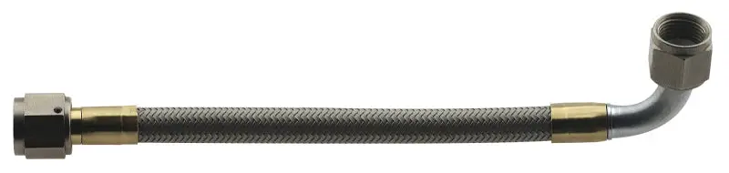 Fragola -6An Stainless Steel Hose Assembly: Straight-To-90° Fitting, 36-Inch Length 1