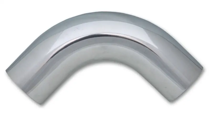 Vibrant Polished Aluminum Universal Tubing – 3-Inch Od With 90-Degree Bend 1