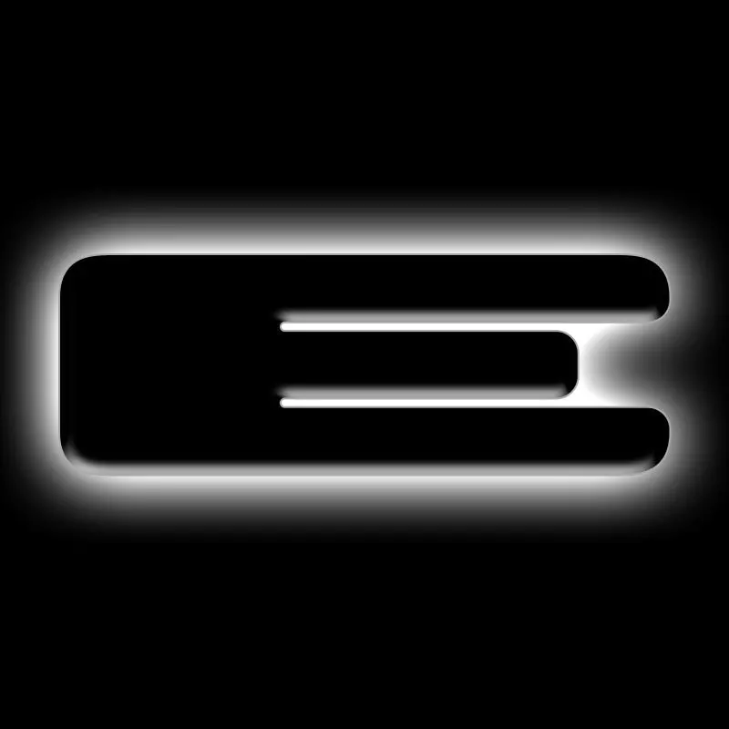 Oracle Lighting Universal Illuminated Led Letter Badges – Matte Black Housing, E-Series Font 1