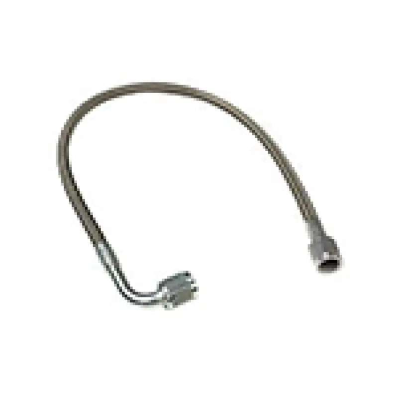 Fragola -4An Ptfe Black Hose Assembly – Straight To 90° Fitting, 24-Inch Length 1