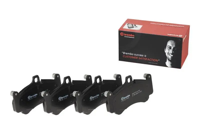 Brembo Premium Ceramic Brake Pads For 1997–1998 Saab 9-3 And 2000–2003 Saab 9-5 – Rear Nao Oe-Equivalent Compound 1
