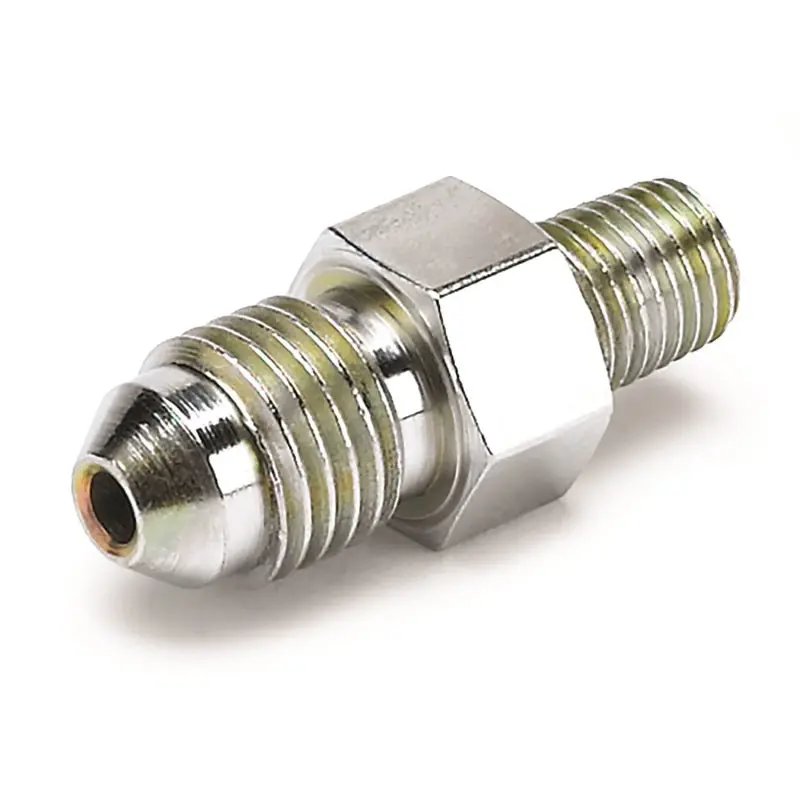 Autometer -4An Male To 1/16″ Npt Male Adapter Fitting – Ford Fuel Rail Compatible 1
