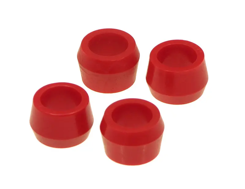 Prothane Small Hourglass Shock Bushings – 3/4" Inner Diameter, Red Polyurethane 1