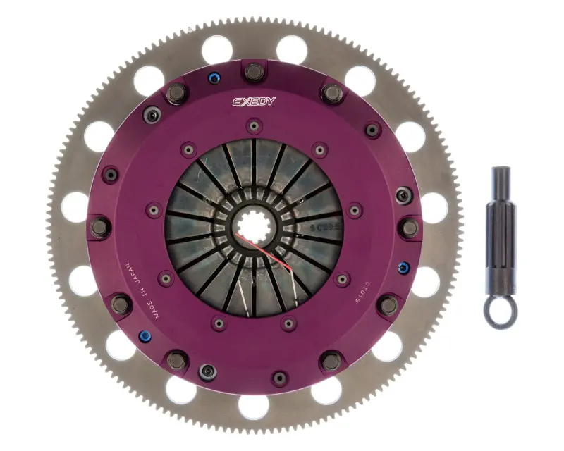 Exedy Hyper Twin Cerametallic Clutch Kit For 1996–2010 Ford Mustang 4.6L – 10-Tooth, 6-Bolt Design 1
