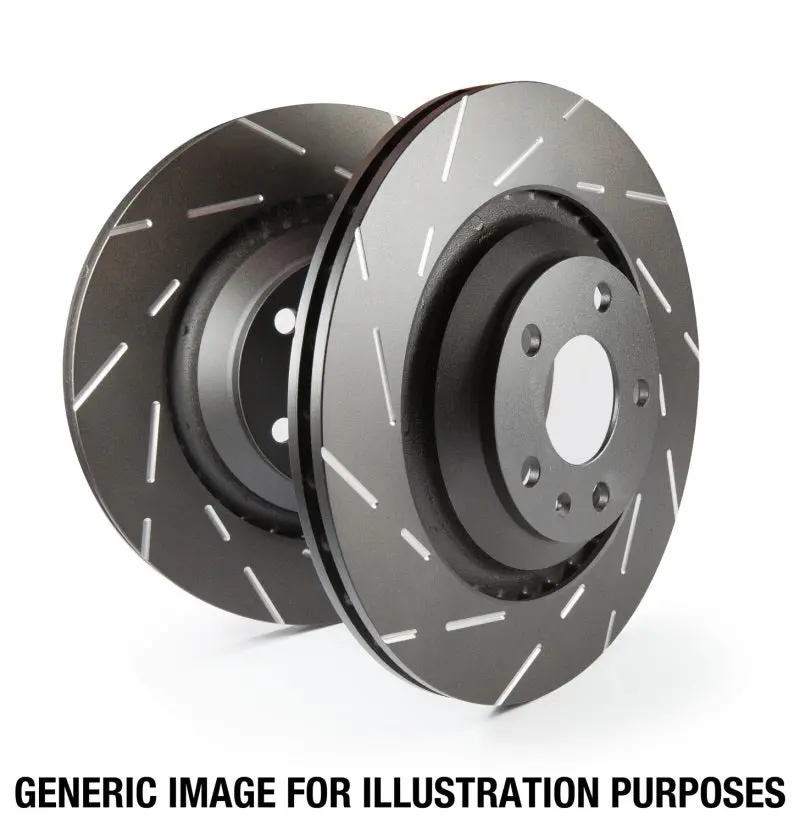 Ebc Usr Slotted Rear Brake Rotors For 2001–2005 Chevrolet Silverado 3500 2Wd 2