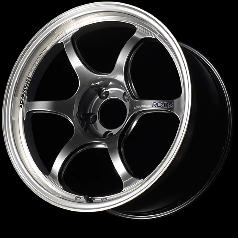 Advan Rg-D2 Forged Alloy Wheel: 16X6.5", +35Mm Offset, 4X98 Pcd, 58Mm Center Bore, Hyper Black Finish 1