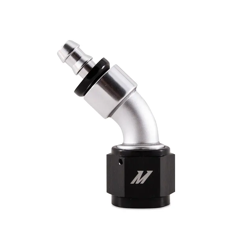 Mishimoto 45° Push-On Swivel Hose Fitting – -10An Size 1