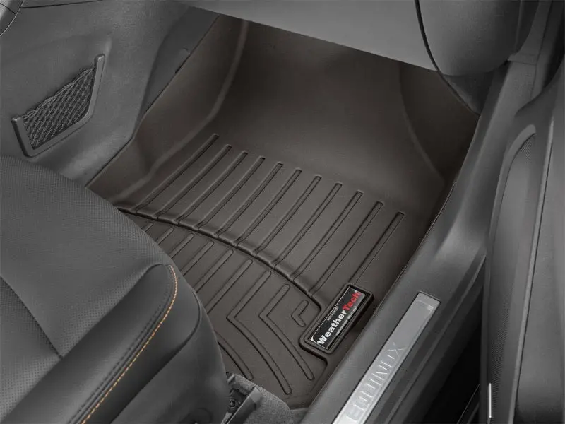 Weathertech Front Floorliner In Cocoa For 2022–2024 Ford Explorer And Explorer St 1