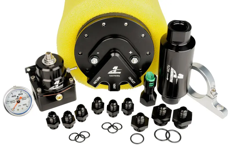 Aeromotive Phantom 340 Return-Style Fuel System – Includes 3/8-Inch Quick-Connect Fittings 1