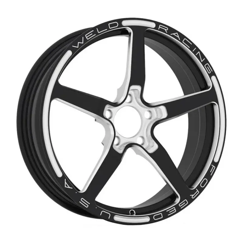 Weld Alumastar 2.0 Gloss Black Milled Wheel – 15X3.5, 5X4.75 1