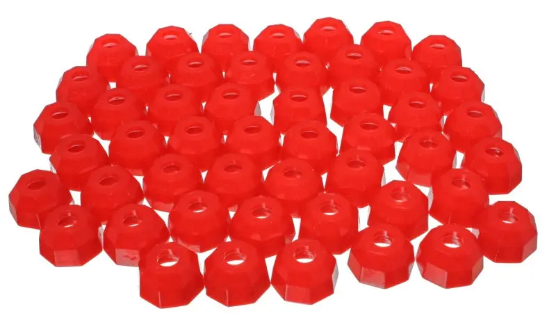 Energy Suspension Red Tie Rod End Boot Kit – Octagonal Box Of 50 1