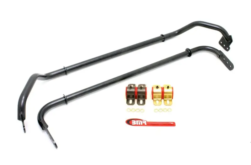 Bmr Front And Rear Sway Bar Kit For 2010–2011 Chevrolet Camaro – Includes Bushings, Black Hammertone Finish 1