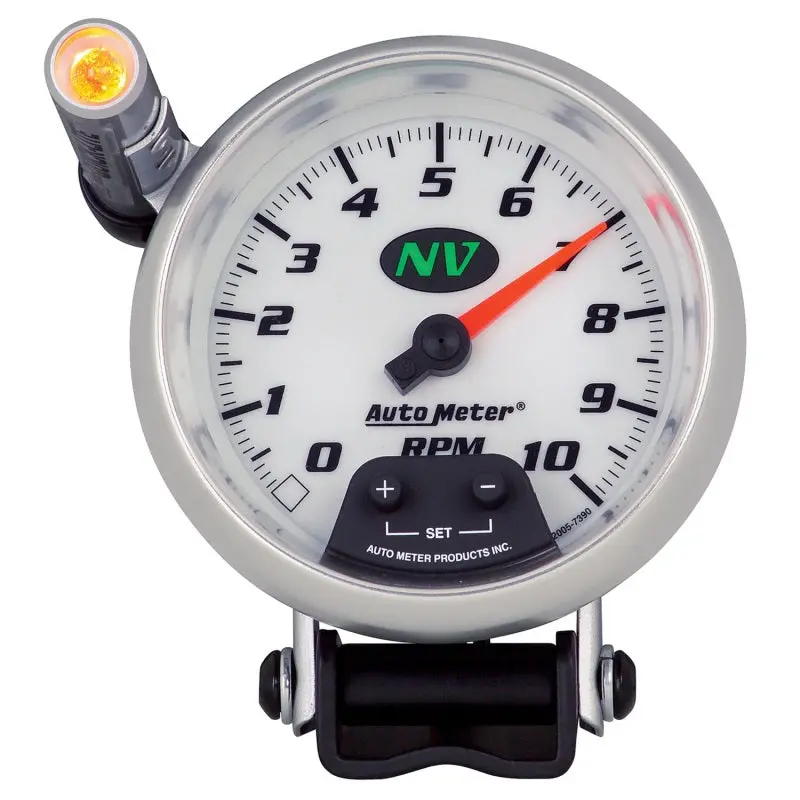 Autometer Quick Lite 3-3/4″ 10,000 Rpm Pedestal-Mount Tachometer With Extension Cable 1