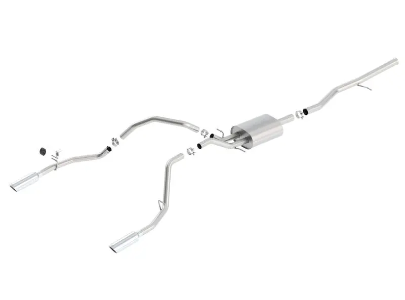 Borla S-Type Cat-Back Exhaust System For 2014 Gm Silverado/Sierra 1500 Crew Cab/Short Bed (153" Wheelbase) 2