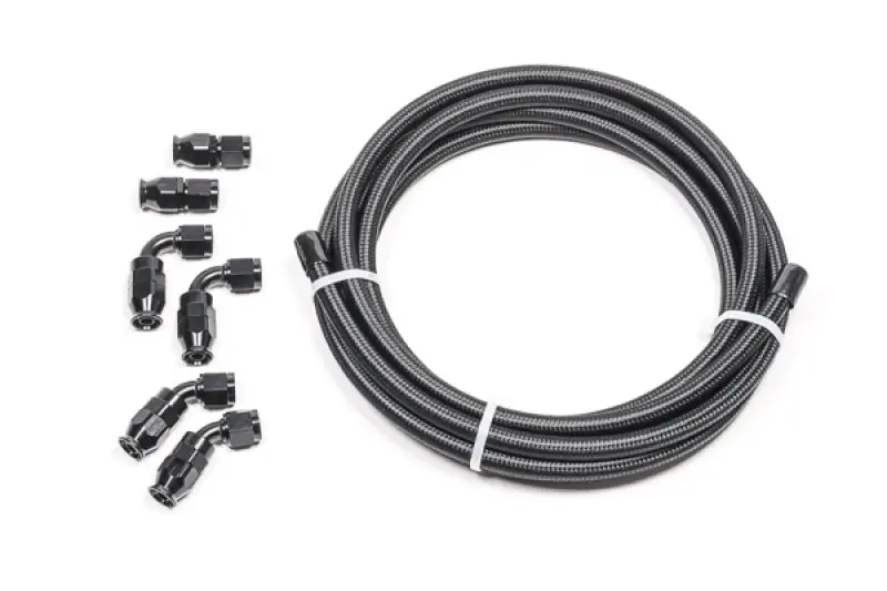 Radium Engineering 8An Universal Ptfe Hose Kit – Black Carbon-Fiber Reinforced 1