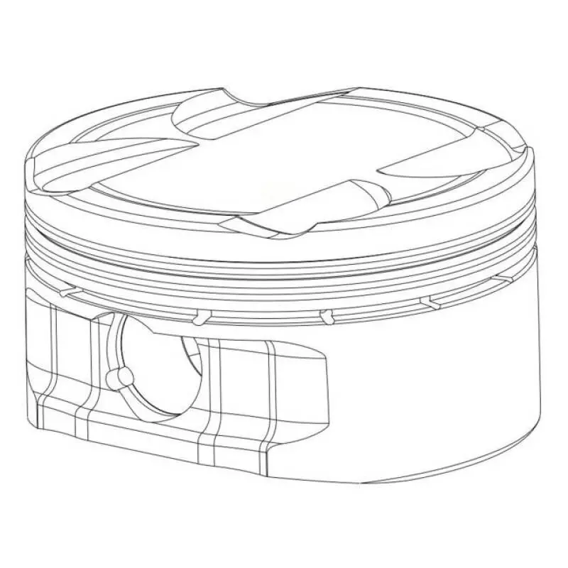 Cp Pistons For Ford 2.3L Ecoboost – 88.01Mm Bore, 94.00Mm Stroke, 149.20Mm Rod Length, -6.5Cc Dish, 4-Piece Set 1